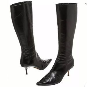 Sale! Jimmy Choo Black Leather Boots - 39.5